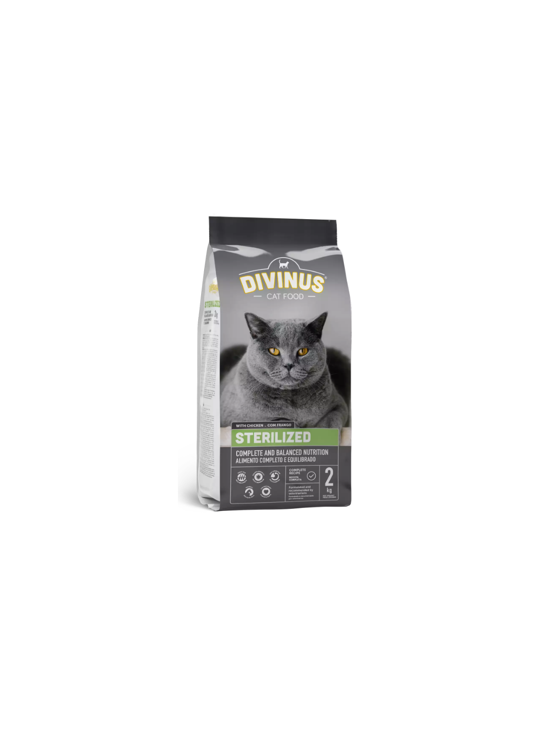 DIVINUS CAT STERILIZED DLA KOTÓW STERYLIZOWANYCH 2KG