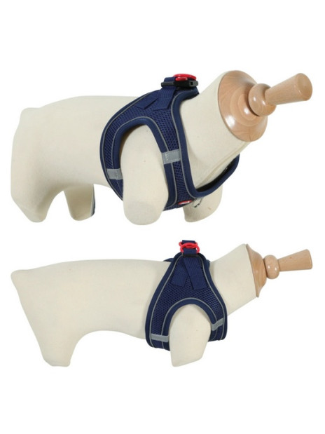 Zolux Szelki oddychające z siatki M granatowe