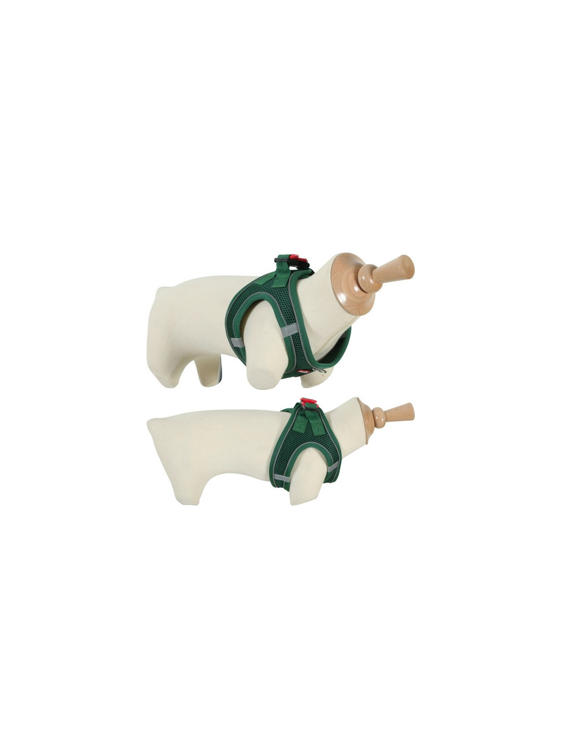 Zolux Szelki oddychające z siatki S zielone