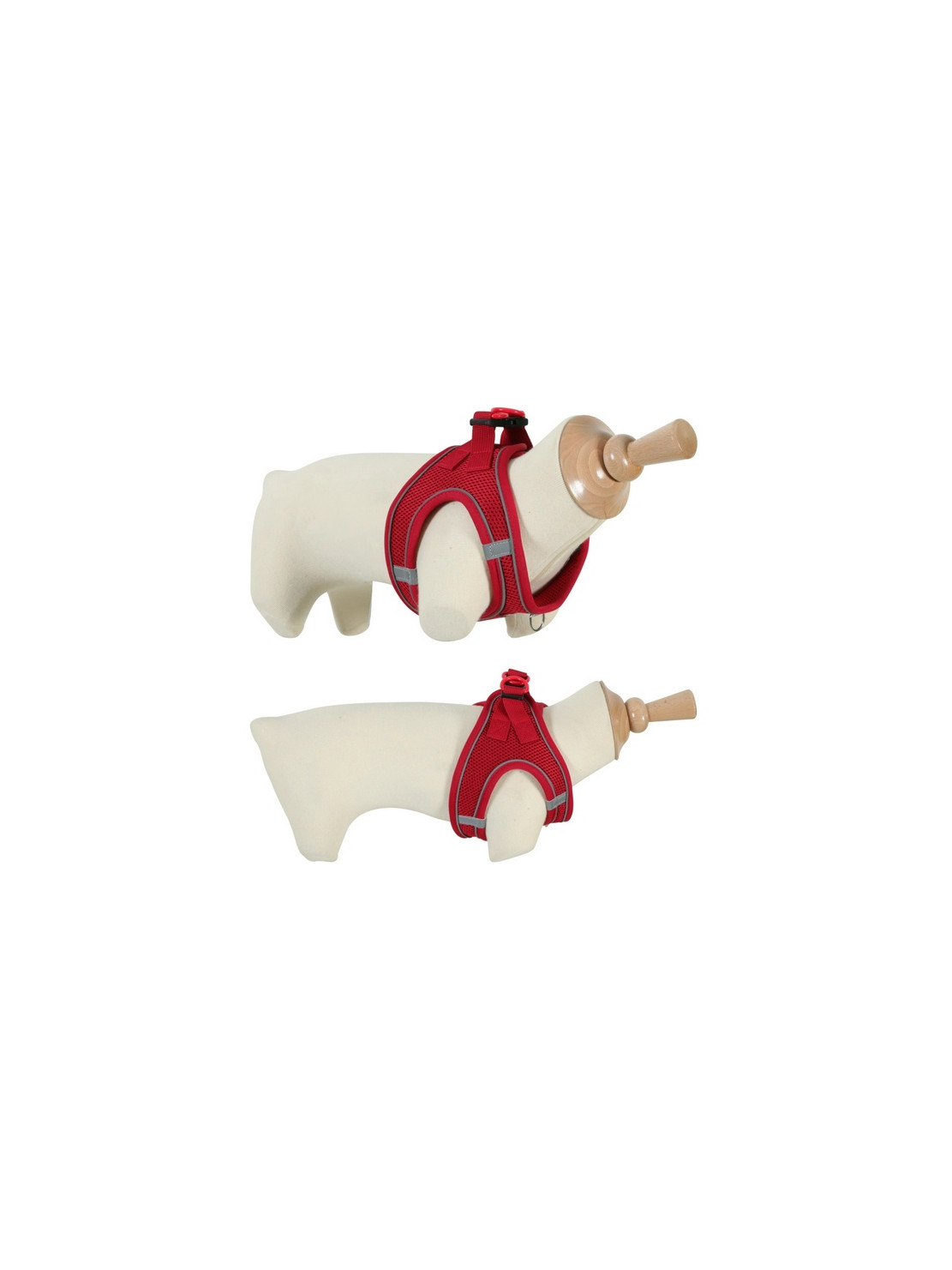 Zolux Szelki oddychające z siatki XS czerwone