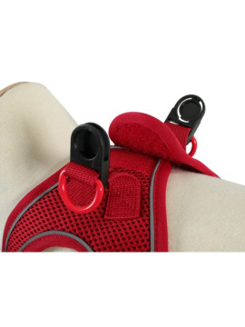 Zolux Szelki oddychające z siatki XS czerwone