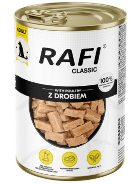 Rafi Pies Classic Drób w sosie 1240g