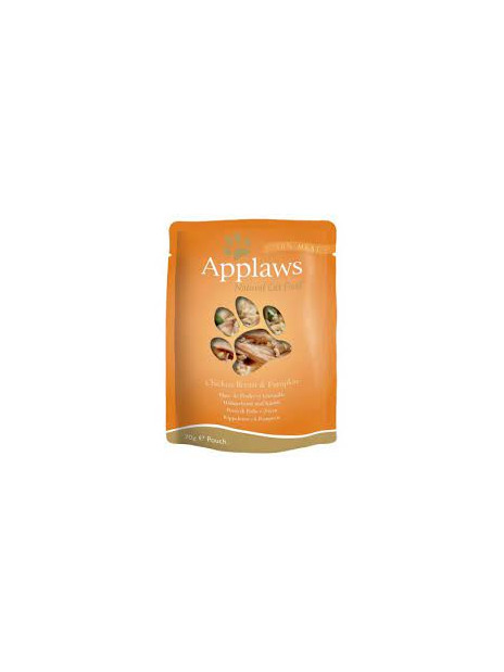 Applaws selection w bulionie 70g Kurczak i dynia