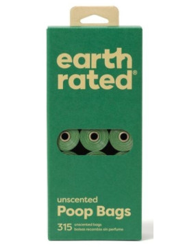 Earth Rated Woreczki ekologiczne do zbierania odchodów 21x15szt bezzapachowe