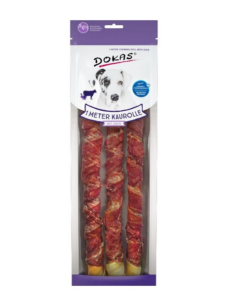 Dokas Pies Rolki XXL z kaczką 3szt / 315g