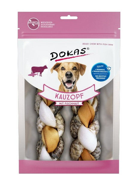 Dokas Pies Warkocz wołowina/tilapia 120g