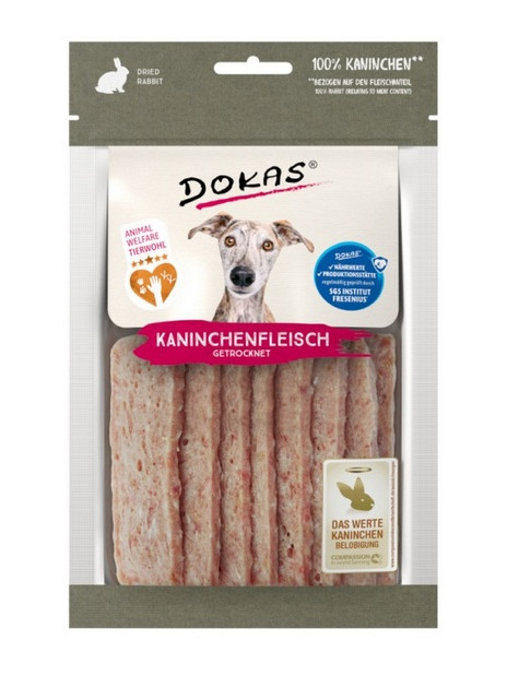 Dokas Pies Paski królik 70g