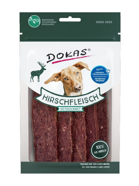 Dokas Pies Paski jeleń 60g