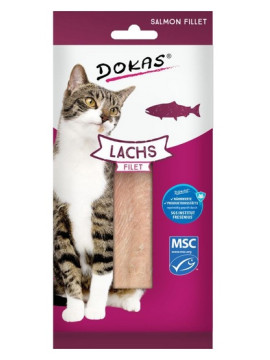 Dokas Kot Filet z łososia 22g