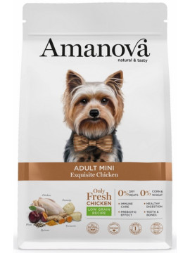 Amanova Dog Adult Mini Exquisite Chicken - kurczak 2kg