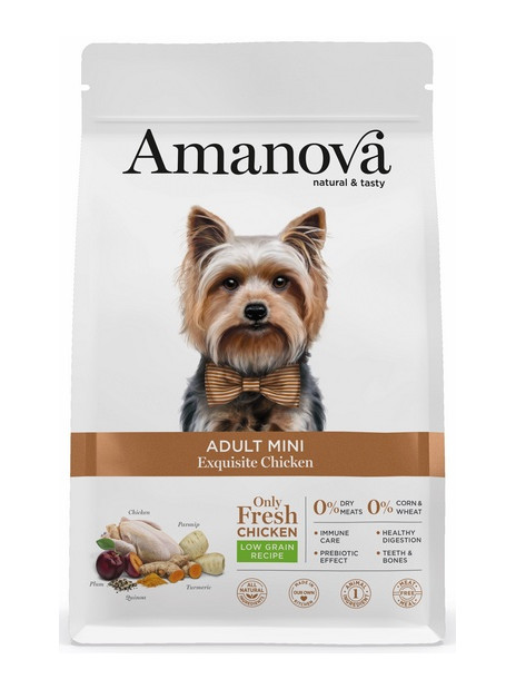 Amanova Dog Adult Mini Exquisite Chicken - kurczak 2kg