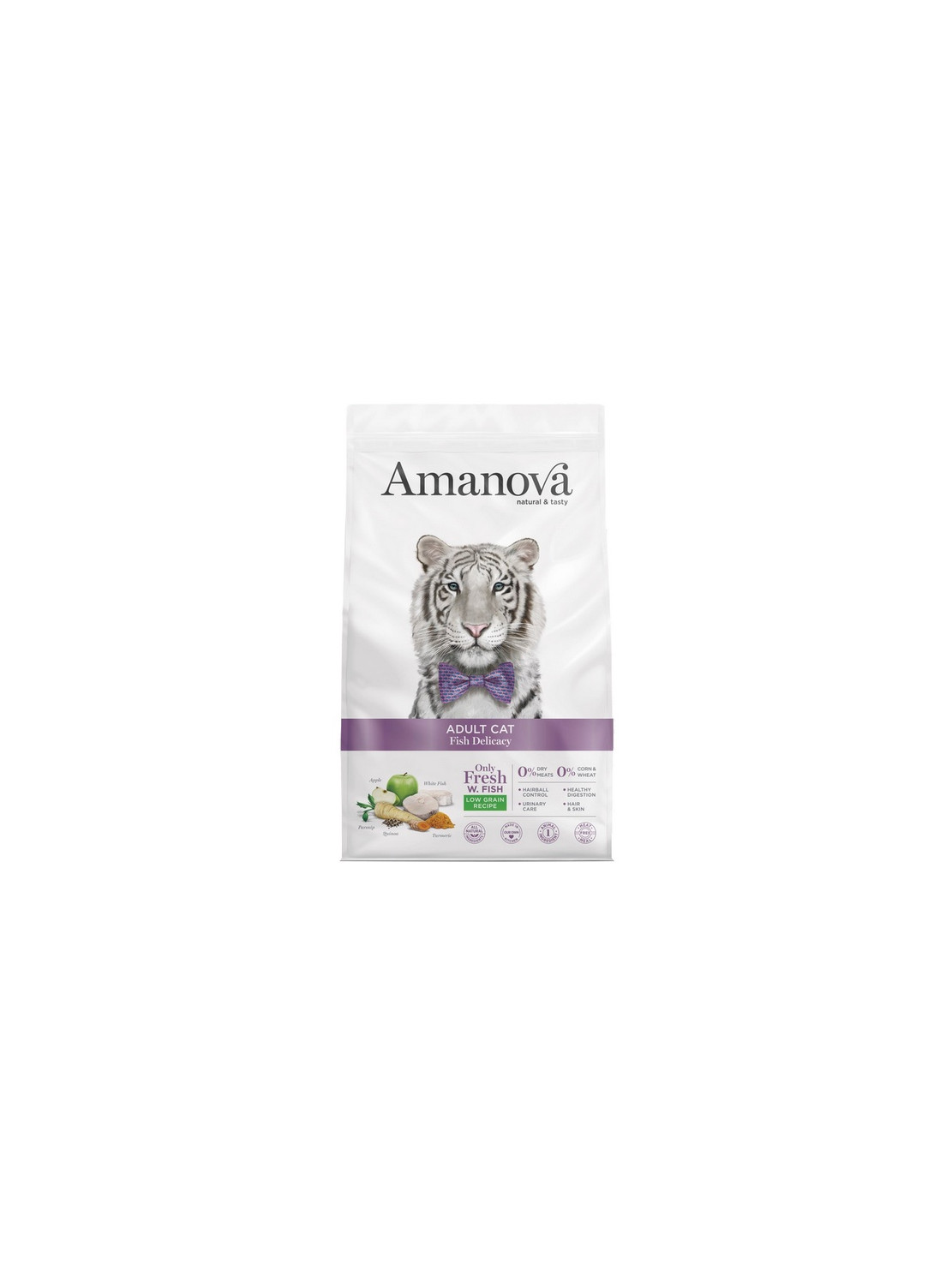 Amanova Cat Adult Fish Delicacy White Fish - biała ryba 1,5kg