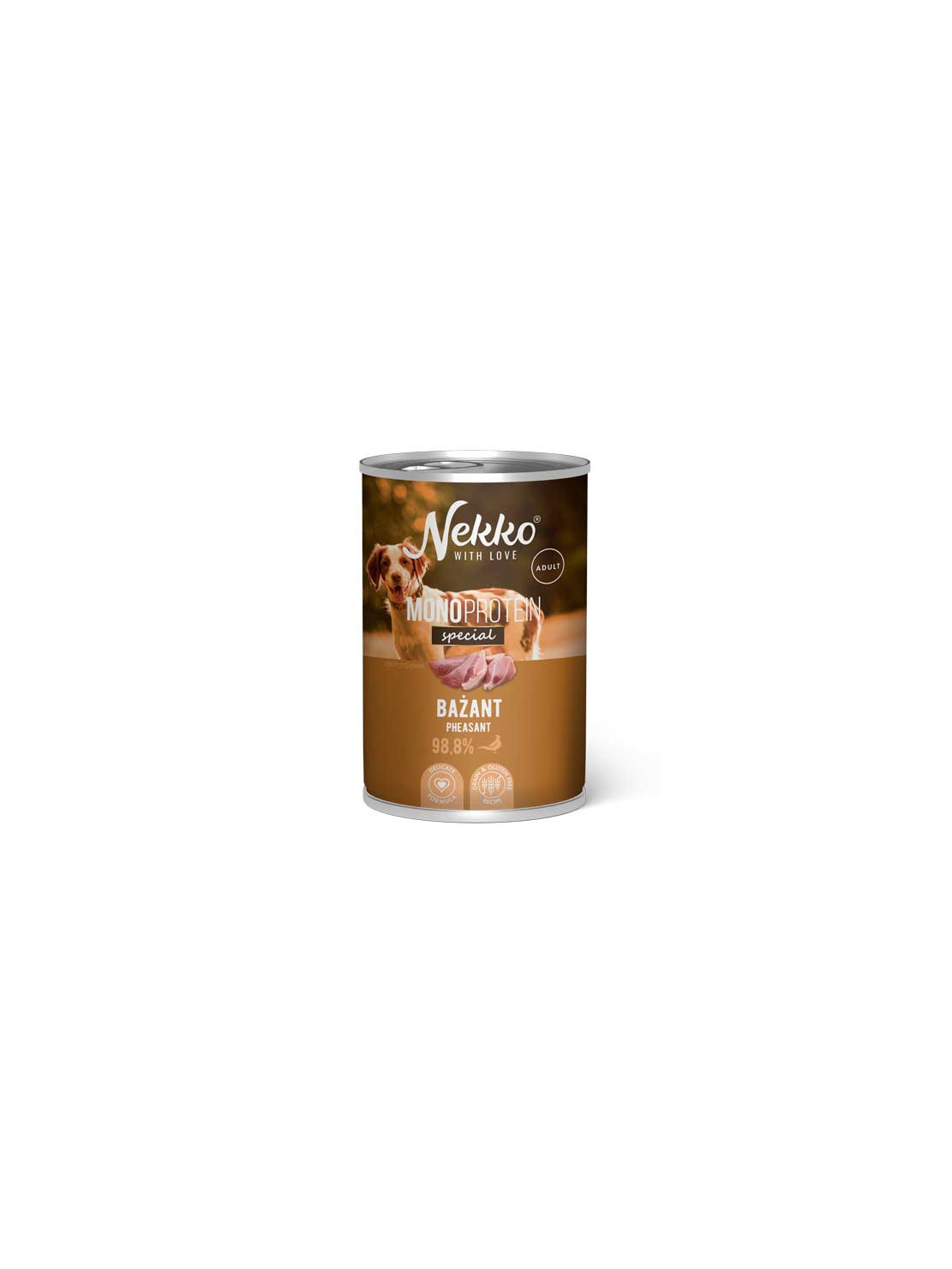 NEKKO MONOPROTEIN ADULT Special Bażant puszka 400g