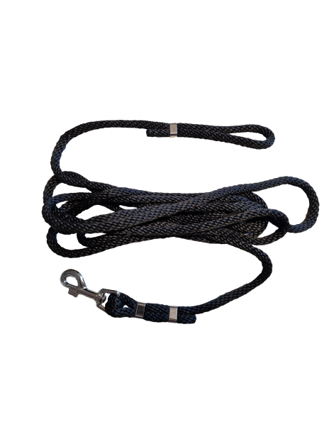 Linka smycz 4m/10mm czarna szytenalape