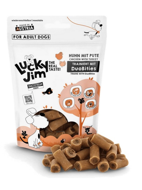 Lucky Jim DuoBities Kurczak i indyk 70g