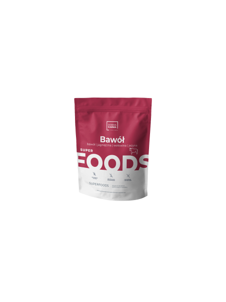 DobraKarma SUPERFOODS 2kg – bawół | jagnięcina | wołowina | jeżyna