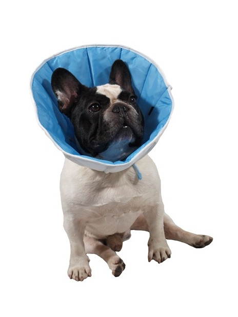 Grande Finale Kołnierz pozabiegowy z tkaniny rozmiar 5 niebieski [WET/KT/5(XXL)]