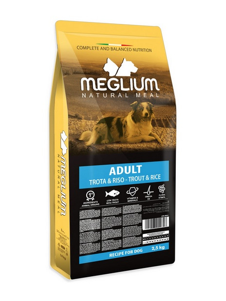 Meglium Dog Adult Trout & Rice 2,5kg