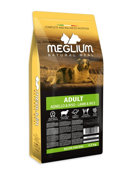 Meglium Dog Adult Lamb & Rice 2,5kg