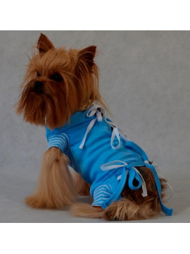 Grande Finale Koszulka pooperacyjna rozmiar 7 / 70cm niebieska [WET1]