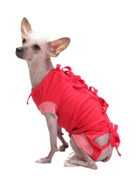 Grande Finale Koszulka pooperacyjna rozmiar 6 / 60cm czerwona [WET1C]