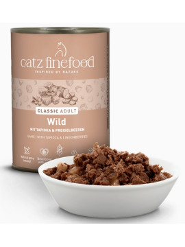 Catz Finefood Classic N.09 Dziczyzna puszka 400g