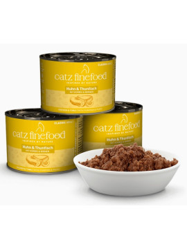 Catz Finefood Classic N.25 Kurczak i Tuńczyk puszka 200g