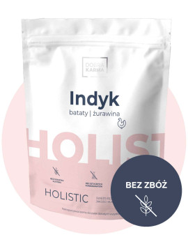 Bezzbożowa DobraKARMA Holistic | indyk | bataty...