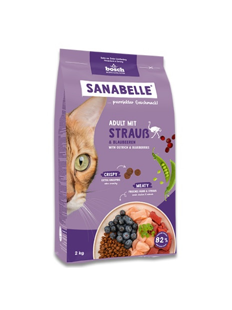 Sanabelle Adult Strauss - ze strusiem 2kg