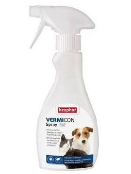 Beaphar Vermicon Spray dla psa i kota przeciwko pchłom i kleszczom 250ml