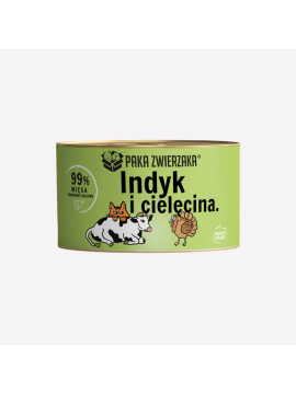 Karma mokra dla kota PAKA ZWIERZAKA indyk z...