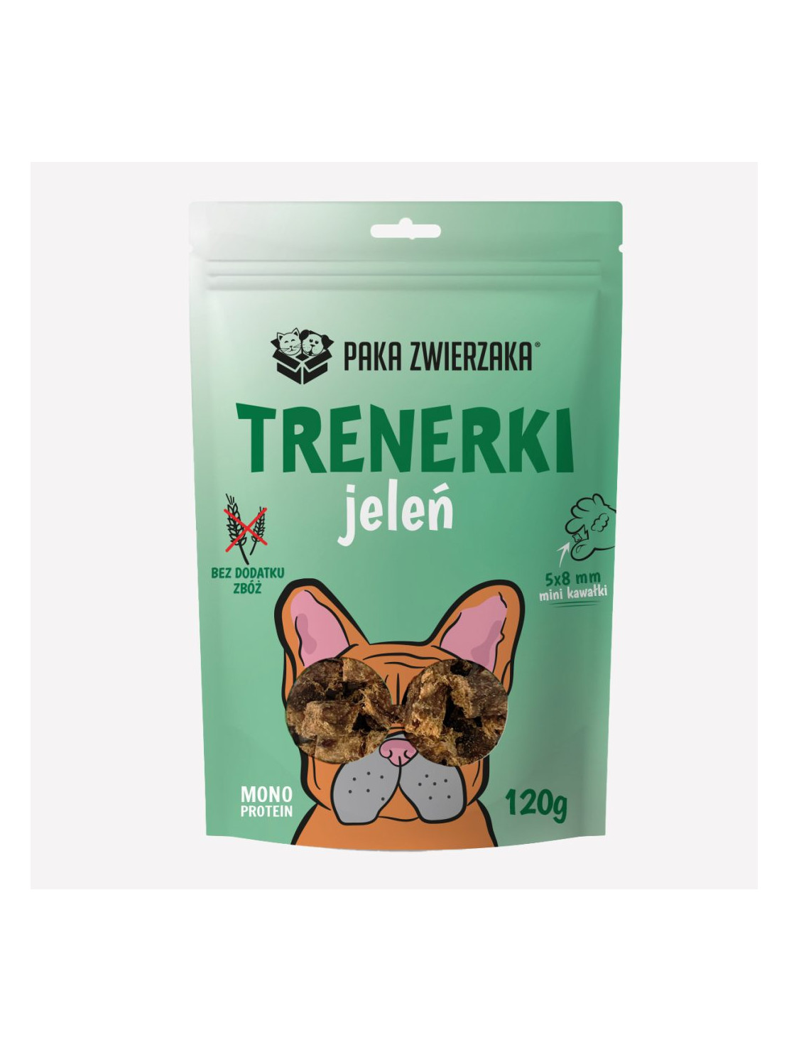 Trenerki dla psa PAKA ZWIERZAKA jeleń 120 g