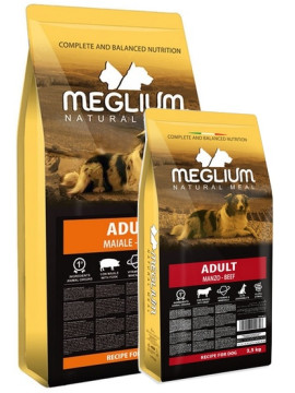Meglium Dog Adult Pork Sucha karma z wieprzowiną 14kg + 2,5kg Gratis