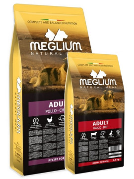 Meglium Dog Adult Chicken Sucha karma z kurczakiem 14kg + 2,5kg Gratis