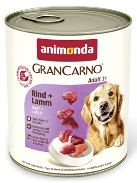 Animonda GranCarno Original Adult Rind Lamm Wołowina + Jagnięcina puszka 800g