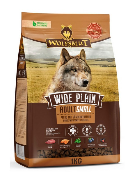 Wolfsblut Dog Wide Plain Small - konina i bataty 1kg