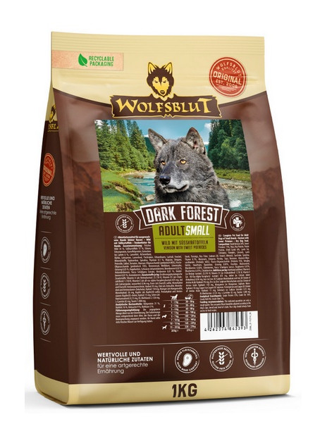Wolfsblut Dog Dark Forest Small - dziczyzna i bataty 1kg