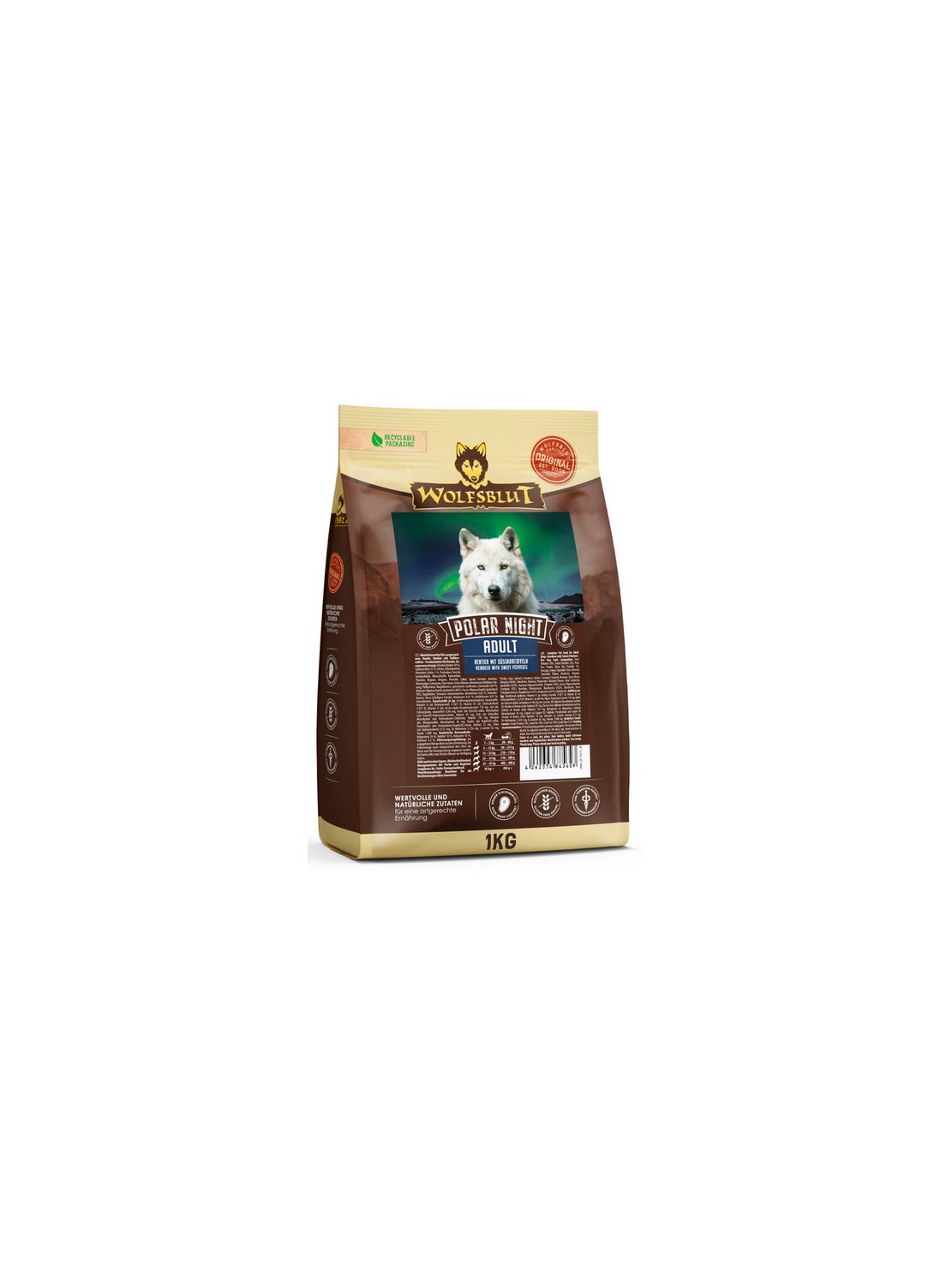 Wolfsblut Dog Polar Night Adult - renifer i bataty 1kg