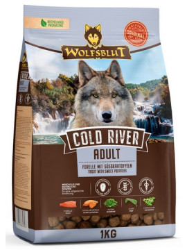 Wolfsblut Dog Cold River Adult - pstrąg i bataty 1kg