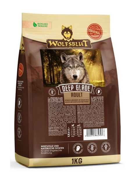 Wolfsblut Dog Deep Glade Adult - jeleń i bawół 1kg