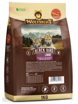 Wolfsblut Dog Black Bird Puppy Large - indyk i bataty 1kg