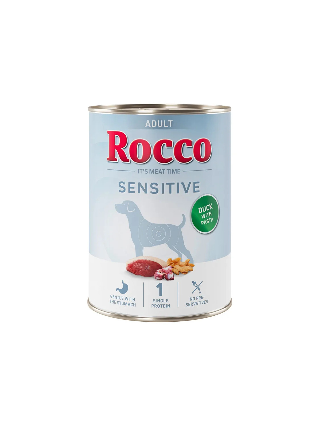 Mokra karma Rocco Sensitive 400g Kaczka z makaronem
