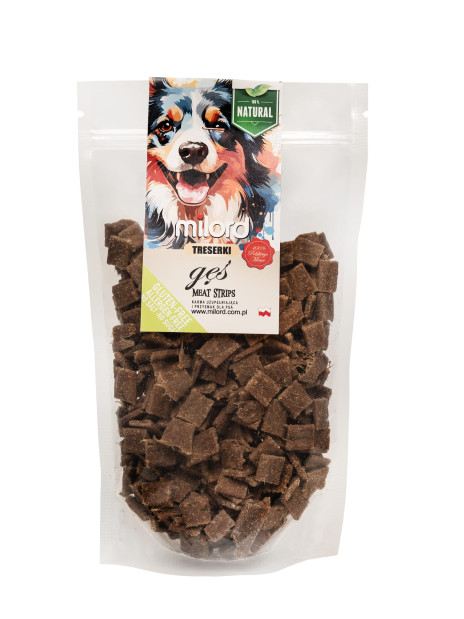 Milord Suszona GĘŚ W KAWAŁKACH treserki 70g