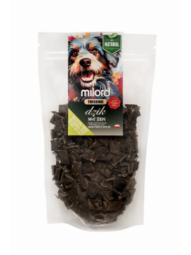 Milord Suszony DZIK W KAWAŁKACH treserki 70g