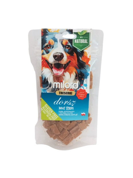 Milord Suszony DORSZ W KAWAŁKACH treserki 140g