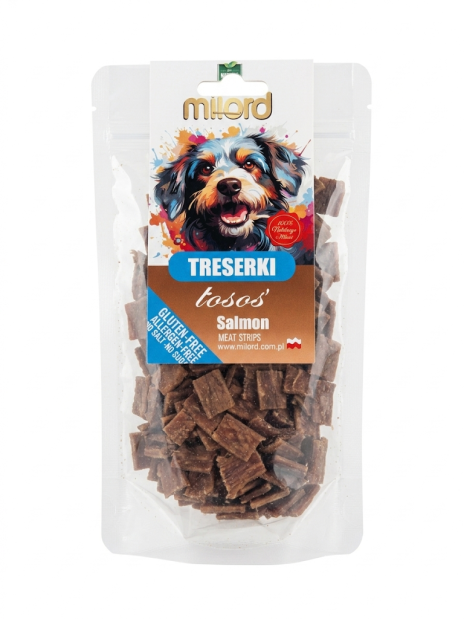 Milord Suszony ŁOSOŚ W KAWAŁKACH treserki 140g