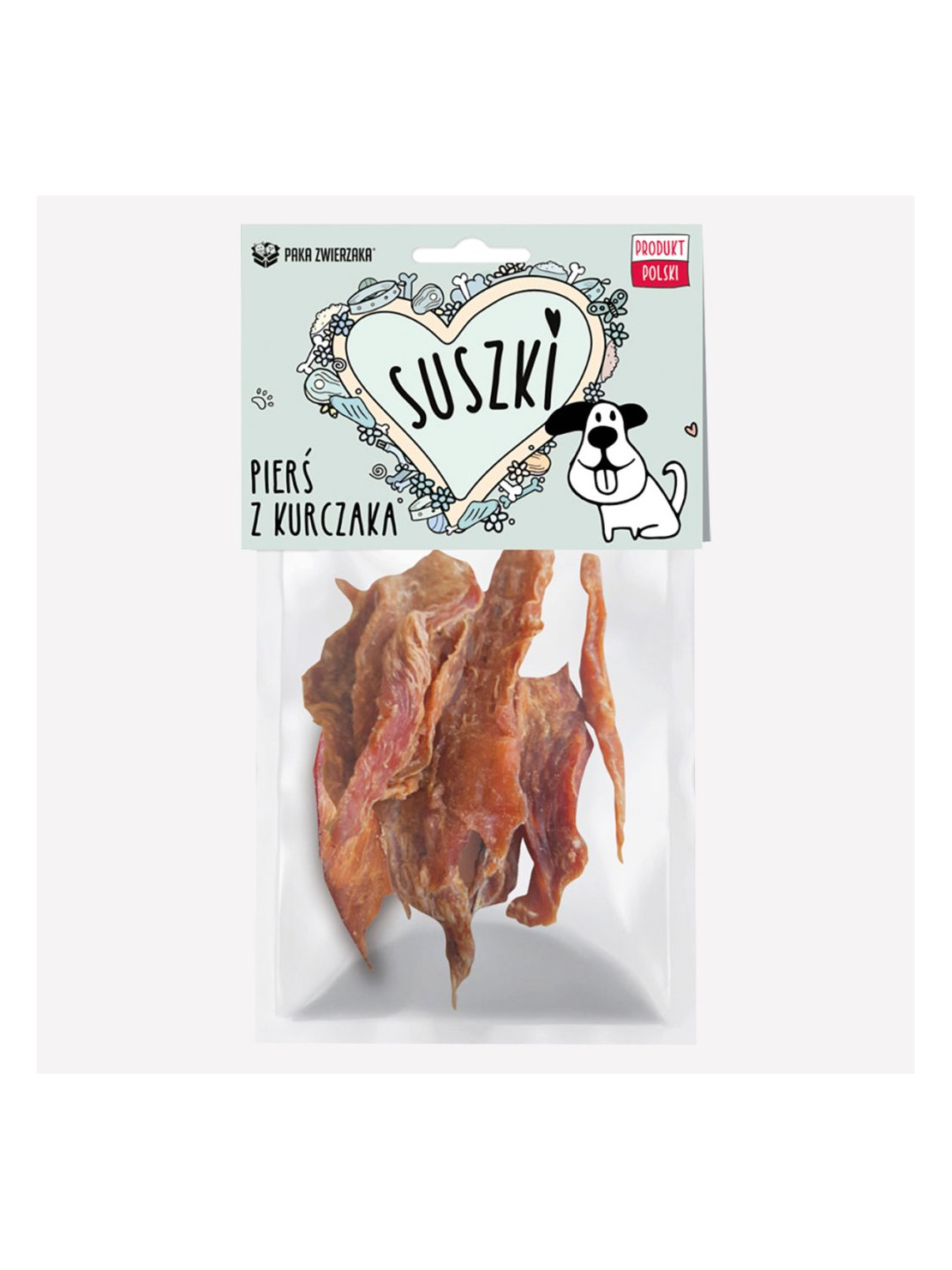 Przysmak dla psa PAKA ZWIERZAKA SUSZKI pierś z kurczaka 100 g
