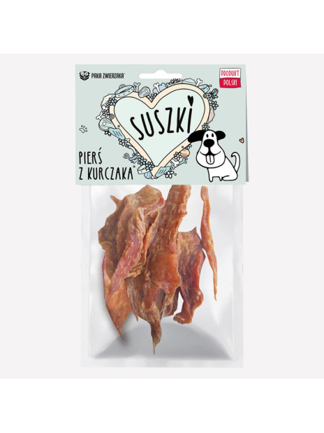 Przysmak dla psa PAKA ZWIERZAKA SUSZKI pierś z kurczaka 100 g