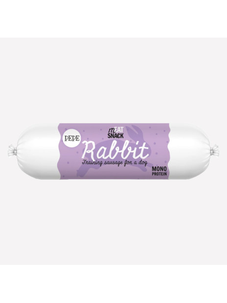 Przysmak dla psa PAKA ZWIERZAKA PEPE rabbit kiełbaska królik 200 g