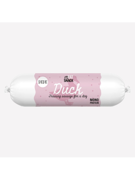 Przysmak dla psa PAKA ZWIERZAKA PEPE duck kiełbaska kaczka 200 g